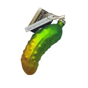 Robert Stanley Glass Pickle Ornament Christmas Tree Decoration Holiday